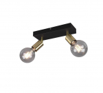 Trio-Lighting Vannes 2-pc E27 matt brass virziena gaismeklis