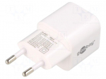 Power supply: switching | mains,plug-in | 5VDC, | 65W | 85.1% | white