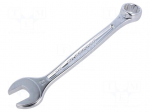 Wrench: combination spanner | double-sided | 19mm | L: 216mm | satin