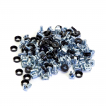 OEM 50 Pack of Silver M6 Cage Nuts Screws 19" M6-C50S