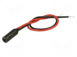 Module: laser | 0.4mW | red | dot | 650nm | 2.8&divide;3.3VDC | 7&divide;30mA