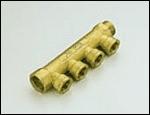 Kolektors 1x1/2"F 2-ceļu misiņa Kolektors 1"x1/2"F