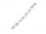 LED tape | RGB | 5050 | LED/m: 60 | 10mm | IP20 | 120&deg; | Pmax/m: 14.4W/m