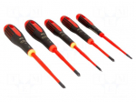 Screwdriver: insulated-set | insulated | Phillips,slot | ERGO&reg;