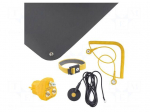 Mat: table set | ESD | L: 900mm | W: 610mm | Thk: 1.5mm | black
