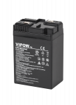 Patareid, akud, toiteplokid ja adapterid // Battery 12В, 6В, 4В pliihappega suletud AGM VRLA // Akumulator żelowy VIPOW 6V 4Ah (uniw.)