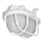 Uued tooted // OVAL 7040T/P, oprawa oświetleniowa, 40W, E27, IP44, IK10, klosz poliwęglan matowy, podstawa polipropylen, siatka plastikowa, biała