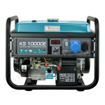 K&ouml;nner & S&ouml;hnen KS 10000E engine-generator 7500 W 25 L Petrol Black, Teal