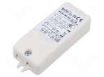 Power supply: switching | LED | 8.5&divide;28VDC | 350mA | 220&divide;240VAC | IP20