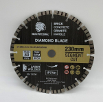 DIAMOND BLADE 230mm 25.4/22.23 SEGMENT TURBO CUT INDIAN PROFESSIONAL