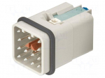 Connector: HDC | contact insert | male | 10A | 400V | Han Q | PIN: 13