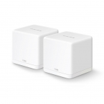 Routers MERCUSYS  AC1300 Whole Home Mesh Wi-Fi System Halo H30G (2-Pack) 802.11ac, 400+867 Mbit/s, Ethernet LAN (RJ-45) ports 2, Mesh Support Yes, MU-MiMO Yes, White