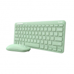 Computer keyboard Trust  KEYBOARD +MOUSE WRL LYRA/GREEN 24942