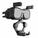 Auto holder Hurtel  Gravity smartphone car holder for air vent with air freshener silver (YC06)