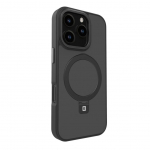 Back panel cover Evelatus Apple iPhone 16 Pro Shield Case Magsafe & Stand Matte Black