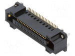 Connector: PCB to PCB | socket | female | PIN: 40 | FunctionMAX | 500mA