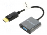 Adapter | DisplayPort plug,VGA female | DisplayPort 1.1 | 0.2m