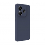 Back panel cover Evelatus Xiaomi Poco X6 Premium Soft Touch Silicone Case Blue