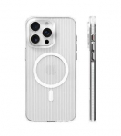 Back panel cover Evelatus Apple iPhone 16 Pro Suitcase MagSafe Case Transparent White