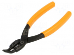 Pliers | for circlip | internal | 12&divide;25mm | Pliers len: 140mm | angular