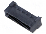 Connector: PCB to PCB | socket | female | PIN: 40 | HSEC8 | vertical