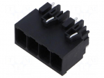 Connector: pluggable terminal block | black | 7.5mm | ways: 4