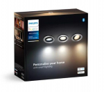 Philips Hue Milliskin Hue iebūvējams gaismeklis R. Alu 3x4.2W 929003810901 8720169319813