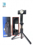 Riff GS09 One Axis Gimbal Stabilizer with integrated tripod & detachable remote control for phone (65-96mm) Black