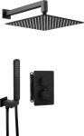Concealed shower set with thermostatic BOX