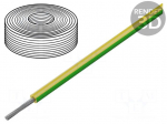 Wire | silicone | SiF | 1x16mm2 | stranded | Cu | yellow-green | 300V,500V
