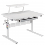 Children's desk Ergo Office, height adjustable, grey, max 40kg,900x600mm, ER-483