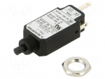 Circuit breaker | Urated: 240VAC | 48VDC | 0.2A | SPST | Poles: 1 | screw