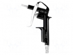 Air blow gun | short | Pneumatic connection: 1/4"