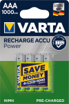 AKAAAA. R03/AAA PRO patareid Varta READY2USE PRO Ni-MH 1000 mAh/5703 pakendis 4 tk.