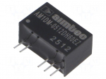 Converter: DC/DC | 1W | Uin: 4.5&divide;5.5VDC | Uout: -12VDC | Uout2: 12VDC