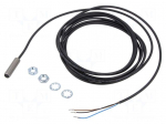 Sensor: inductive | OUT: PNP / NO | 0&divide;1.5mm | 10&divide;30VDC | M8 | 3m | IP67