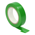 Uued tooted // Zestaw 10 taśm izolacyjnych 15mm, zielona, uniepalniona, grubość 0,13mm, długość 10m
