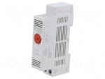 Sensor: thermostat | NC | 10A | 250VAC | screw terminals | 7&plusmn;4 K | IP20