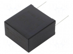 Capacitor: polypropylene | X1 | 2.2uF | Uoper: 1.2kVDC | 600VAC | THT