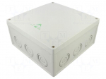Enclosure: junction box | X: 252mm | Y: 252mm | Z: 120mm | IP55,IP66