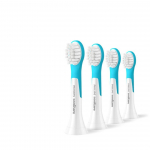Toothbrush Philips  Toothbrush Heads | HX6034/90 Sonicare For Kids3+ | Heads | For children | Number of brush heads included 4 | White/Blue