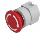 Switch: emergency stop | 30mm | Stabl.pos: 2 | red | none | IP65 | 04