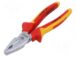Pliers | insulated,gripping surfaces are laterally grooved