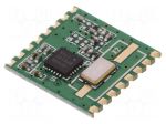 Module: RF | FM transmitter | FSK,GFSK,OOK | 868MHz | SPI | 1.8&divide;3.6VDC