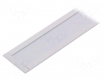 Profiles for LED modules | white | recessed | white | L: 1m | aluminium