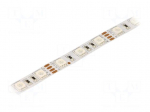 LED tape | RGB | 5050 | 12V | LED/m: 60 | 120&deg; | IP20 | 14.4W/m | 300lm