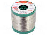 Tin | lead free | Sn99,3Cu0,7+NiGe | 0.5mm | 500g | reel | 2.5%