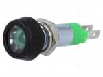 Indicator: LED | flat | 24&divide;28VDC | 24&divide;28VAC | Cutout: &Oslash;8.2mm | IP67
