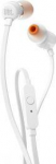 Headphone with microphone JBL Austiņas JBL TUNE T110 White