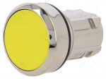 Switch: push-button | Stabl.pos: 1 | 22mm | yellow | Illumin: none | IP67